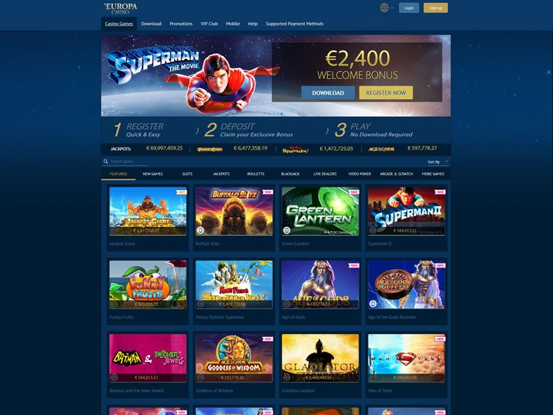 Европа казино онлайн отзывы игровой автомат магистраль