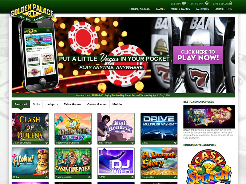 Golden Palace Casino Download