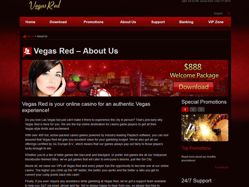Vegas Red Online Casino